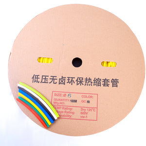 Polyolefins Colorful heat shrink tubing for cable protection wire decoration heat shrink sleeves heat shrink insulation tube