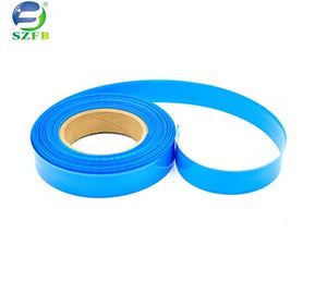 18650 Batteries Packs Battery Shrink Wrap Blue Pvc Heat Shrink Tube For 140mm pvc shrink film roll
